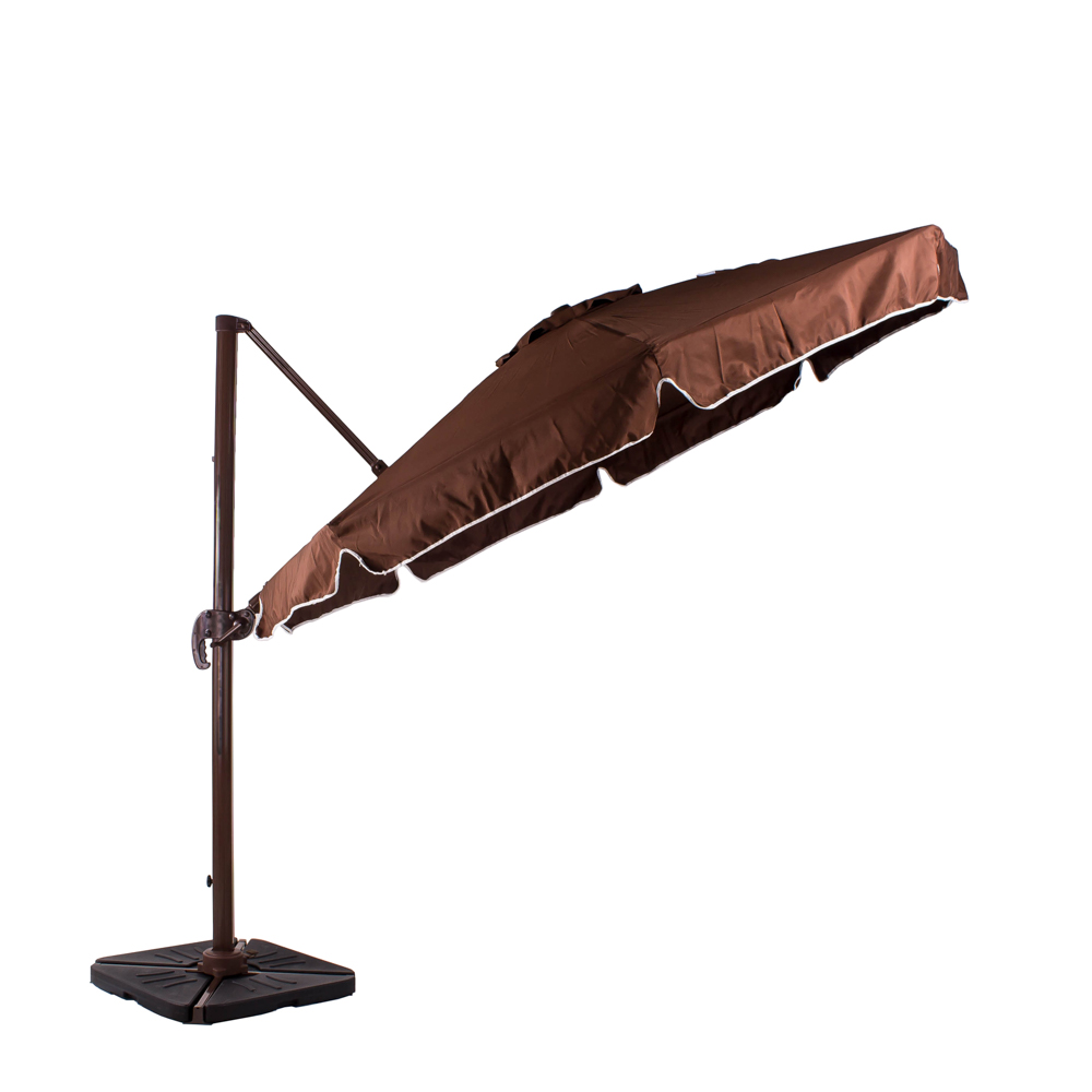 Código 890512 OMBRELLONE SUSPENSO COM BASE 3,00m SICÍLIA MARROM.png